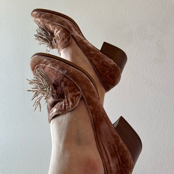 Rebecca Minkoff Shoes - Rebecca Minkoff Edie Velvet Tassel Loafer Pump